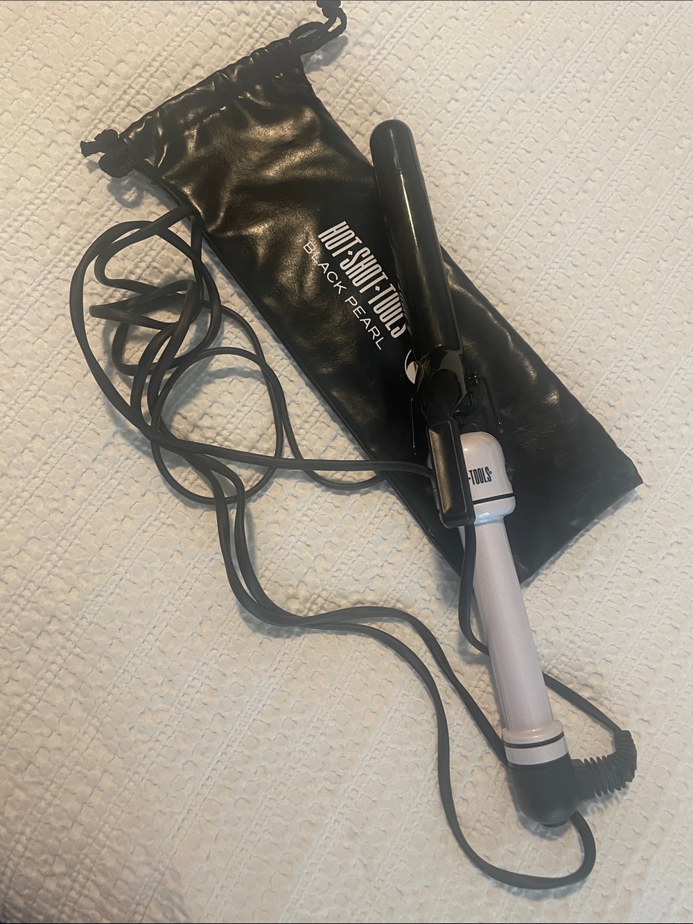 Hot Shot Tools Black Pearl Curling Iron - 1 inch